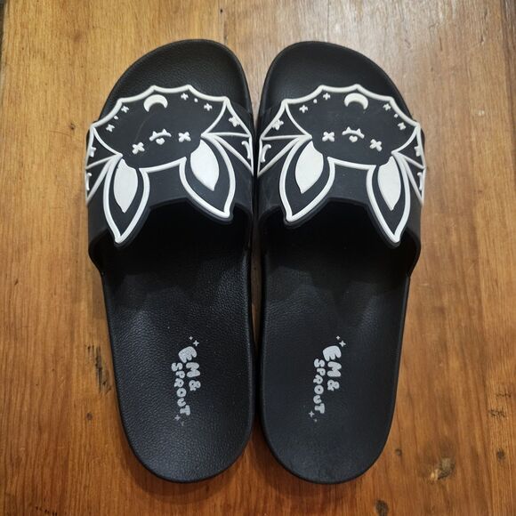 em sprout Bat Slides Sandals Shoes Size 9 (40) - Picture 5 of 8